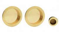 Manital ART54.A Sliding Door Flush Pull Set Polished Brass 47.44